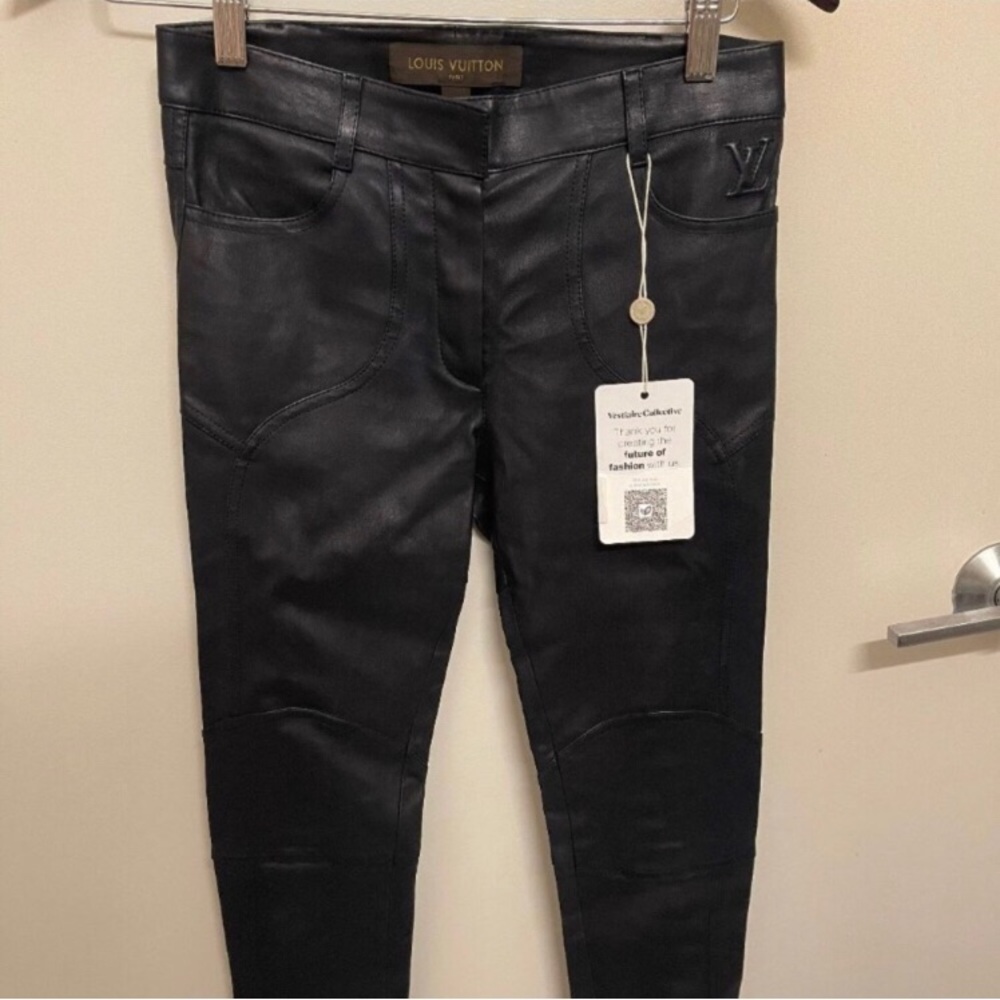 Louis Vuitton leather pants